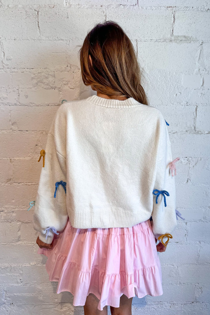 Bow Beauty Cardigan, Cardigan, Adeline Boutique, Dallas Boutique, Boutiques