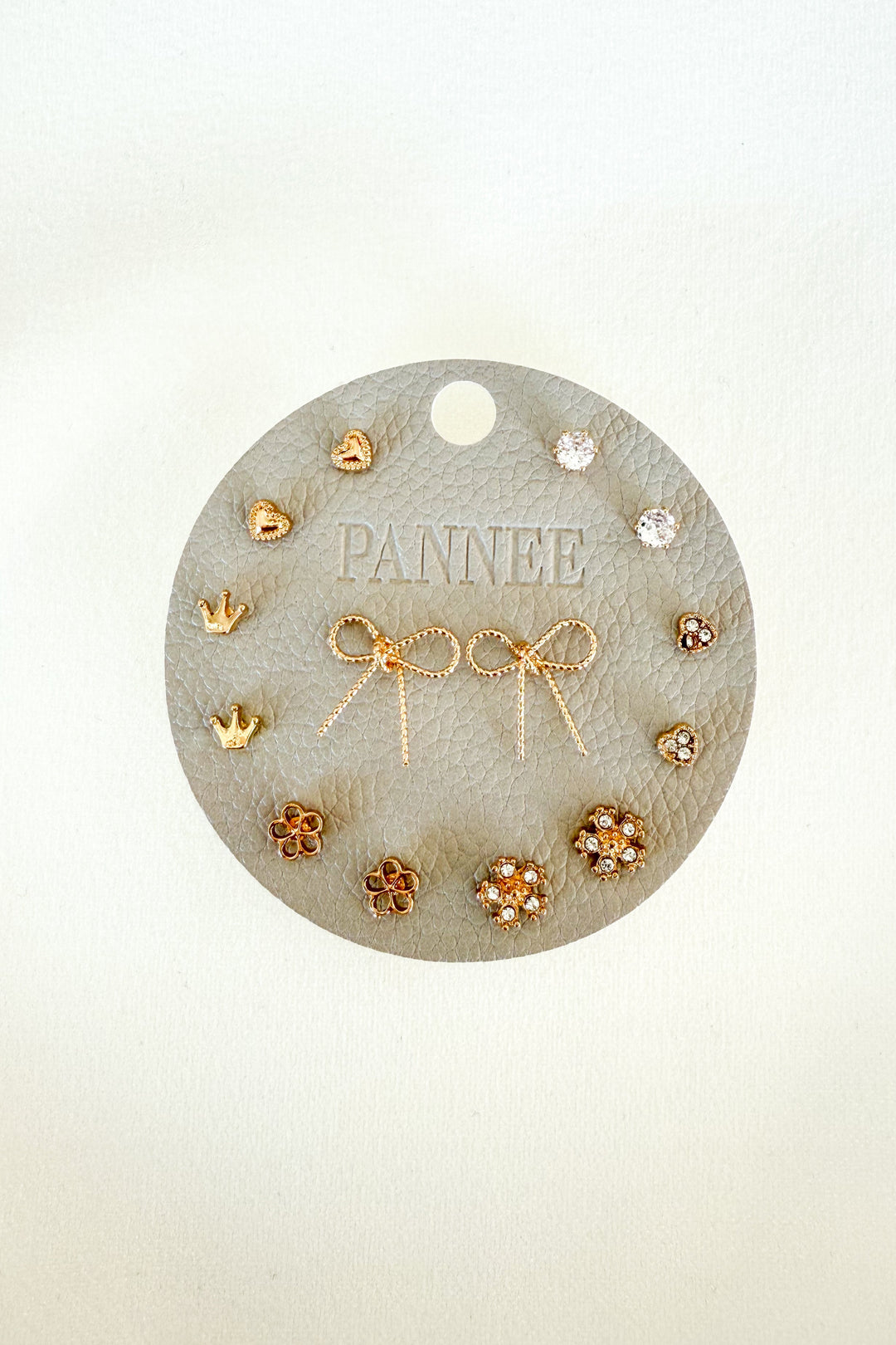 Bow & Flower Earring Set, Earring Set, Jewelry, Adeline Boutique, Dallas Boutique, Earrings, Gold Jewelry