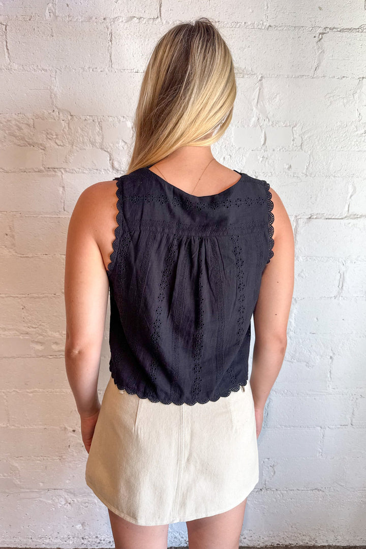 Breezy Bow Top, Tops, Front Tie Top, Adeline Boutique, Dallas Boutique