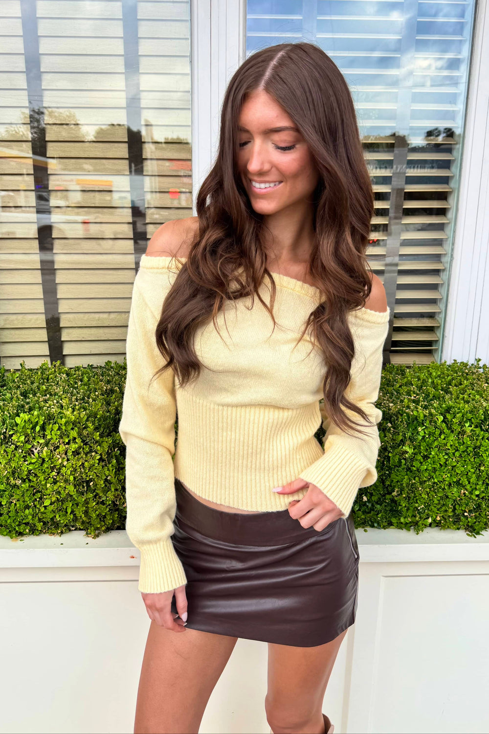 Harvest Moon Skirt, Mini Leather Skirt, Mini Skirt, Leather Skirt, Bottoms, Fall Outfits, Leather, Dallas Boutique, Adeline Boutique, Boutique Clothing, Game Day Skirts
