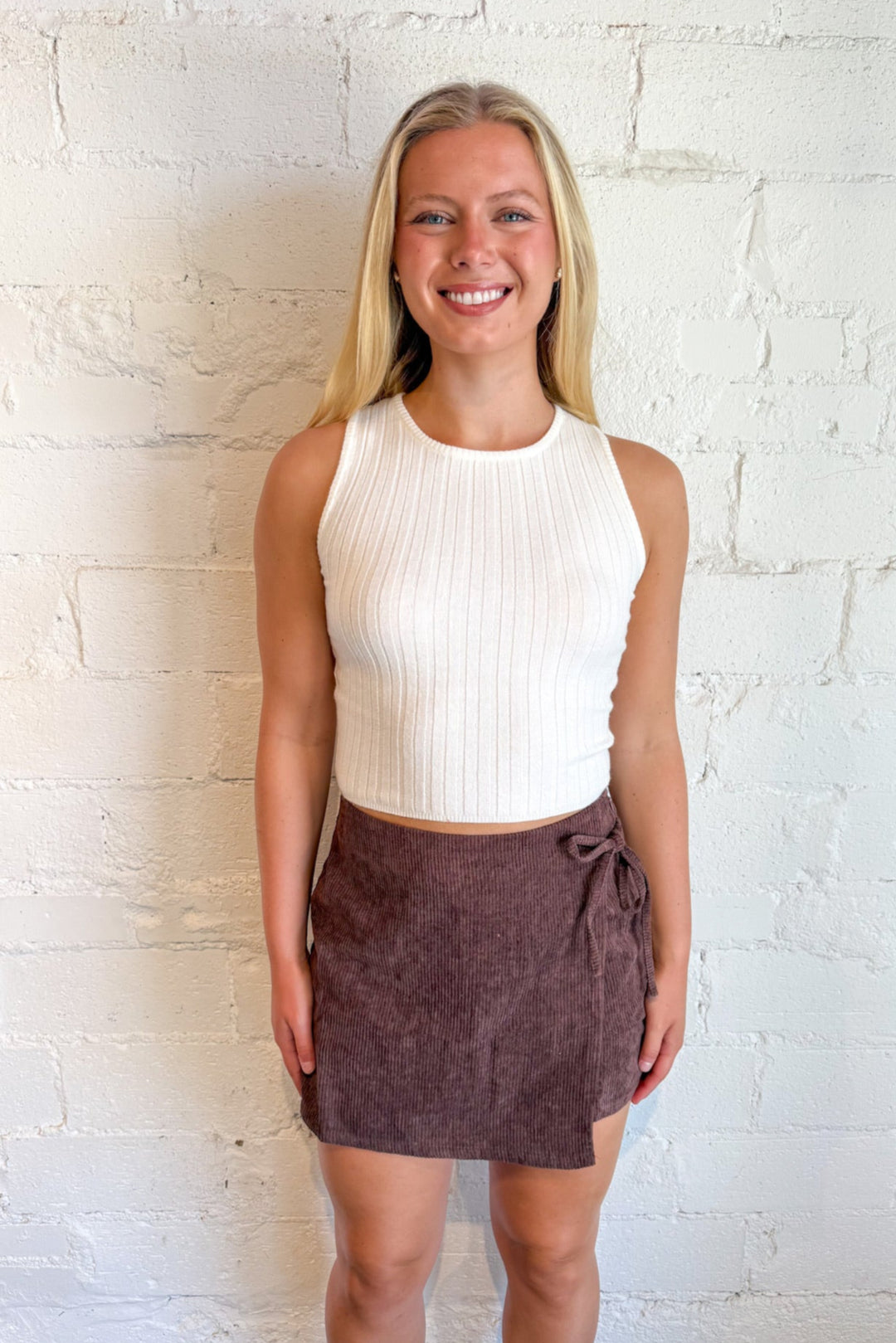 Solana Wrap Front Skort, Suede Skirt, Fall Outfits, Game Day Looks, Adeline Boutique, Skirts, Bottoms, Dallas Boutique