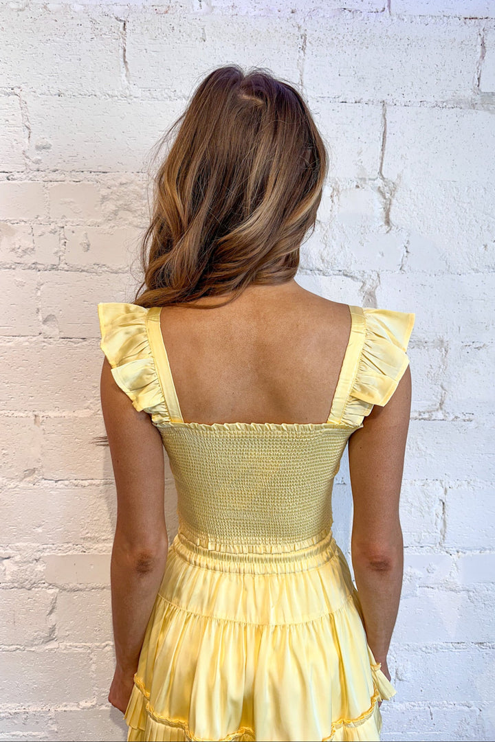 Buttercup Flutter Sleeve Top, Tops, Adeline Boutique, Dallas Boutique, Boutique Clothing, Matching Set, Spring Set