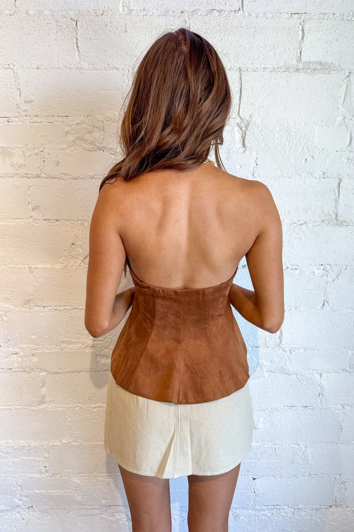 Cozy Suede Tube Top, Tops, Tube Tops, Fall Tops, Suede Top, Game Day Outfits, Adeline Boutique, Dallas Boutique, Boutique Clothing 