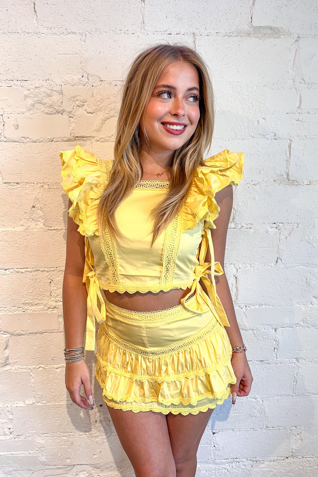 Charmed Lace Blouse, Two Piece Set, Matching Set, Adeline Boutique, Dallas Boutique, Summer Top, Summer Styles