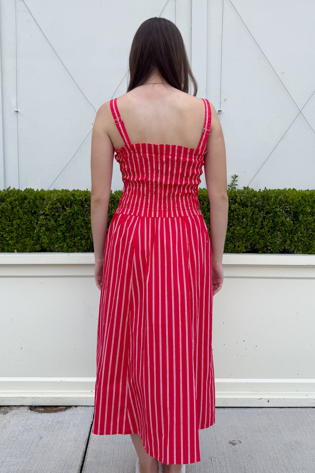 Cherry Soda Midi Dress Back, adeline boutique, dallas boutique, boutique