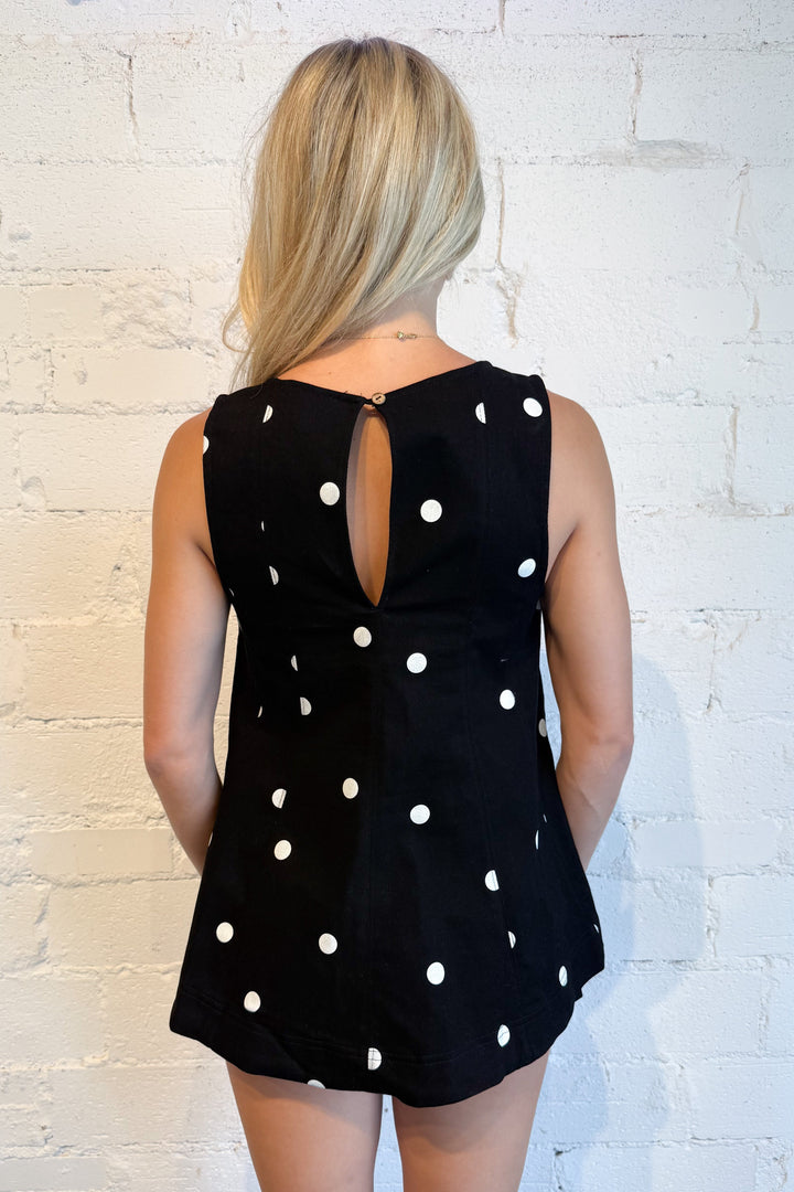 Chic Dottie Shorts Black Back, adeline dallas, dallas boutique, boutique