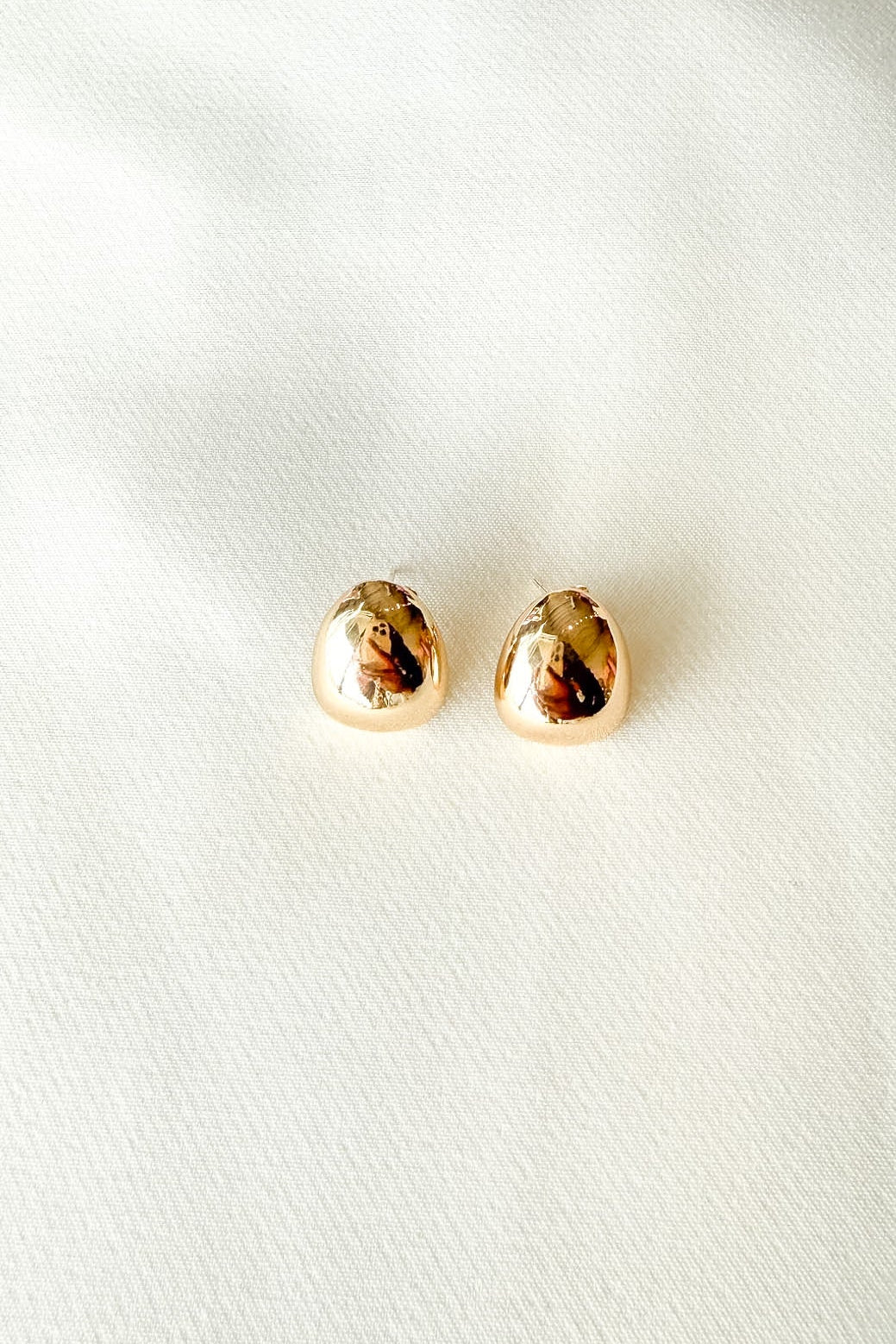 Chunky Gold Stud Earrings, Stud Earrings, Jewelry, Adeline Boutique, Dallas Boutique