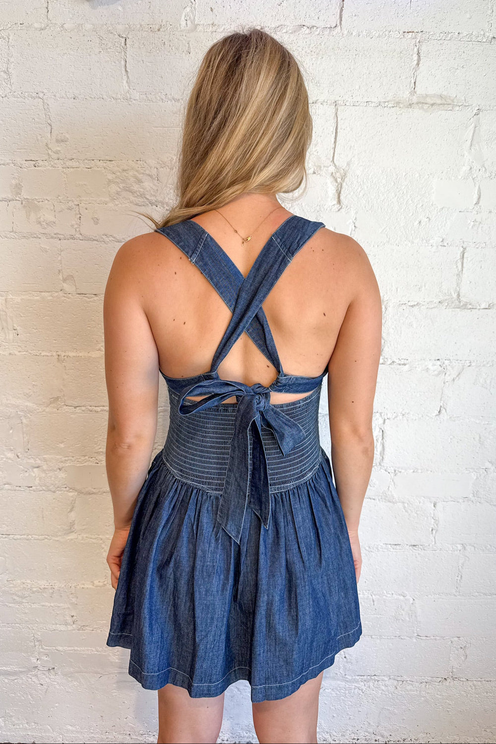 City Blues Mid Wash Denim Dress Adeline City Blues Mid Wash Denim Dress Adeline
