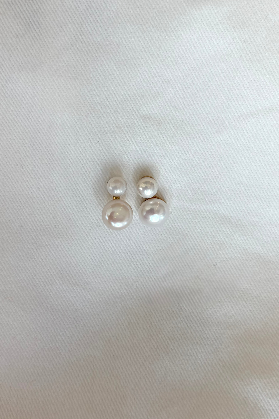 Classic Double Freshwater Pearl Earrings, adeline boutique, dallas boutique, boutique