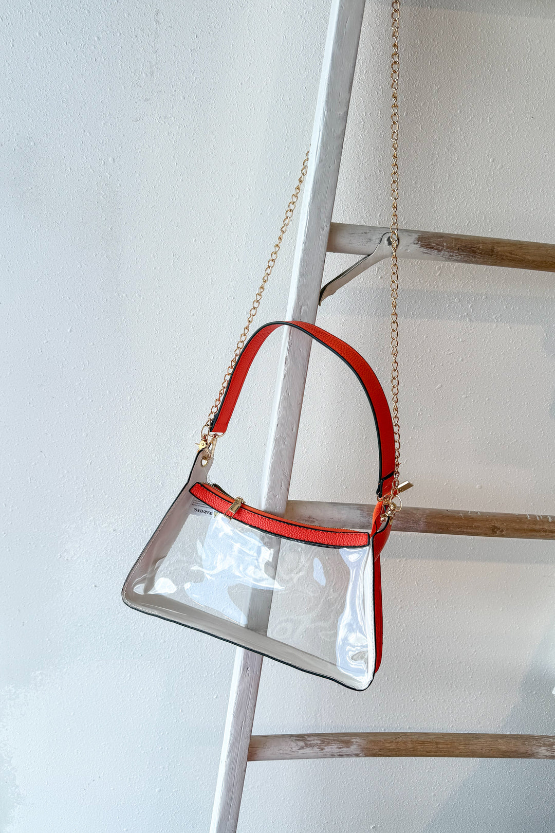 Clear Satchel Stadium Bag, Clear Purse, Accessories, Adeline Boutique, Gameday, Dallas Boutique