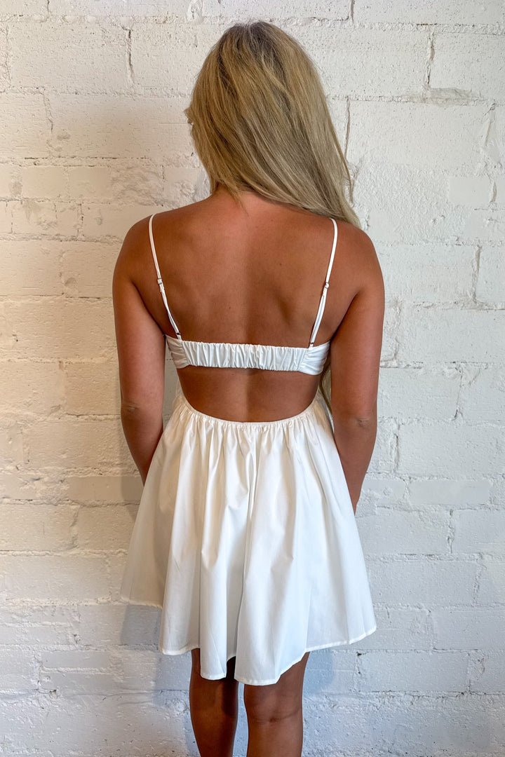 Cloud Crush Romper Dress, White Dress, Dresses, Summer Styles, Adeline Boutique, Dallas Boutique, Boutique Dresses