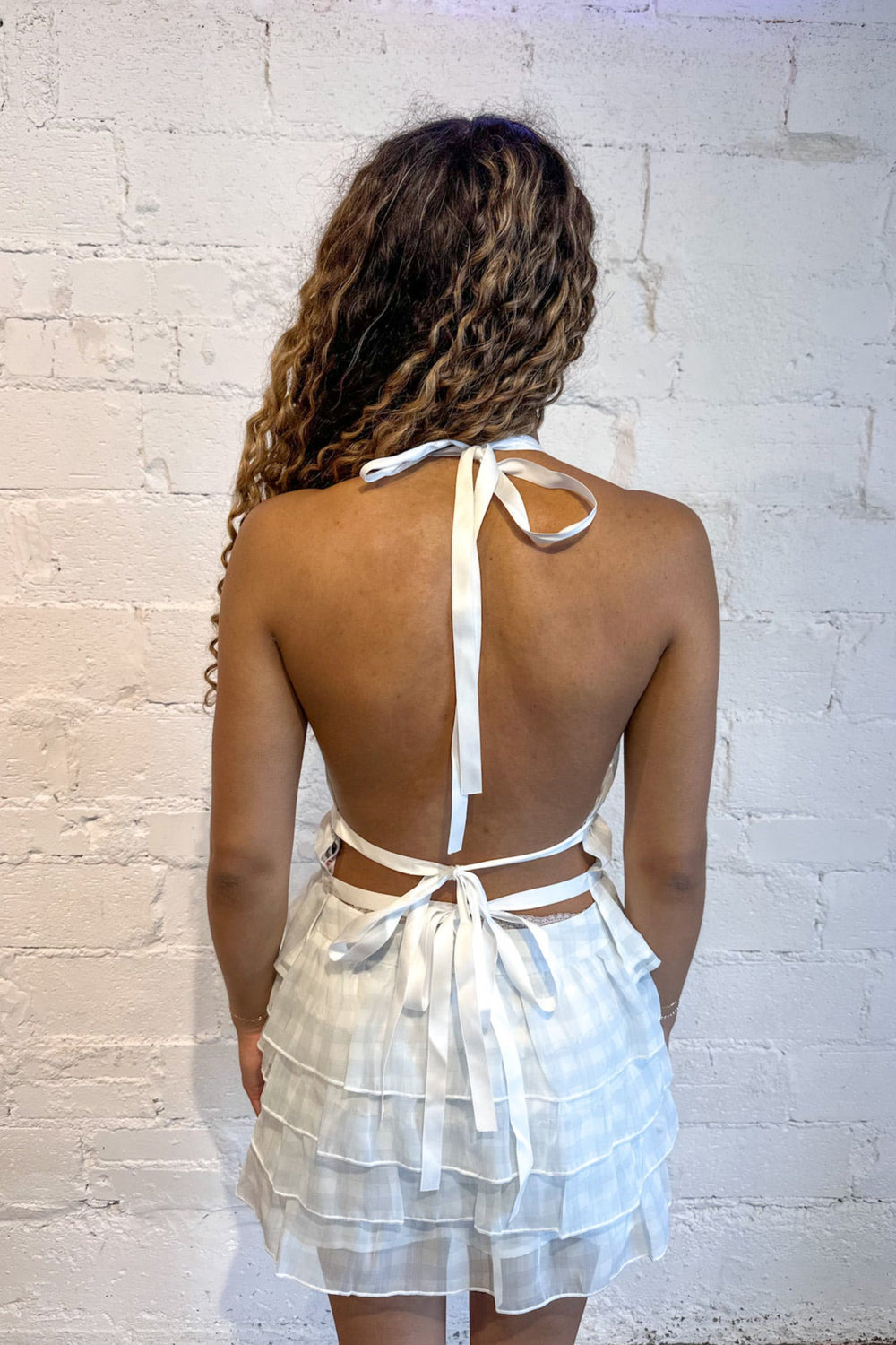 Cloud Tie Halter Top, Halter Top, Matching Set, Two Piece Set, Tops, Adeline Boutique, Dallas Boutique, Summer Styles