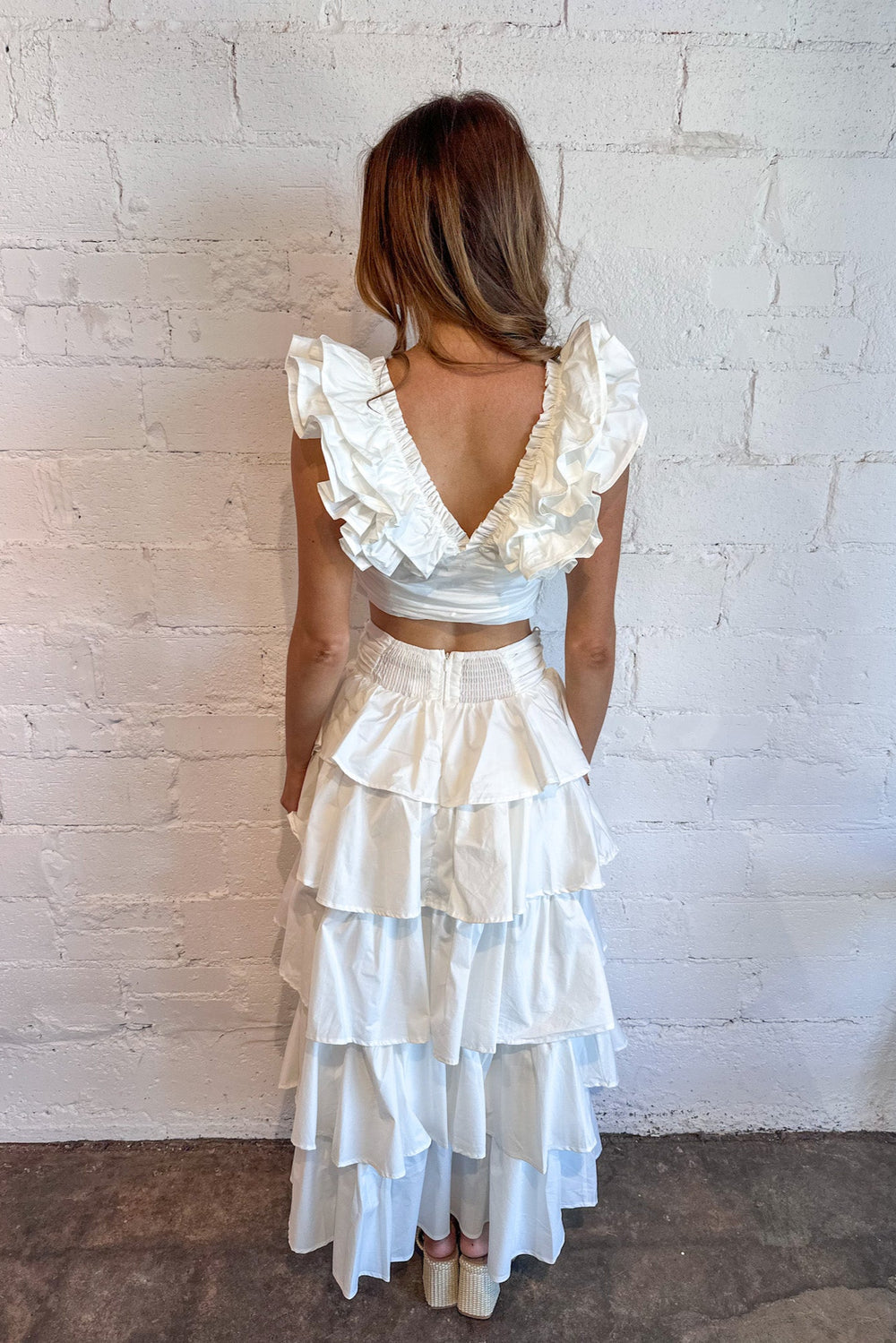 Coastal Flounce Maxi Skirt, Maxi Skirt, Two Piece Set, Matching Set, Adeline Boutique, Dallas Boutique, Boutiques