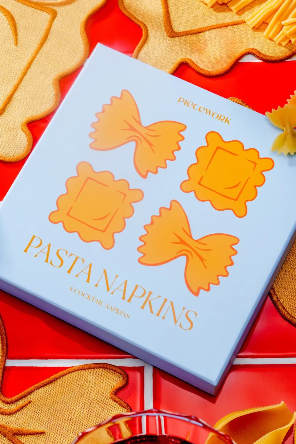 Pasta Napkins,Napkins, Adeline Boutique, Dallas Boutique, Accessories, Event Planning