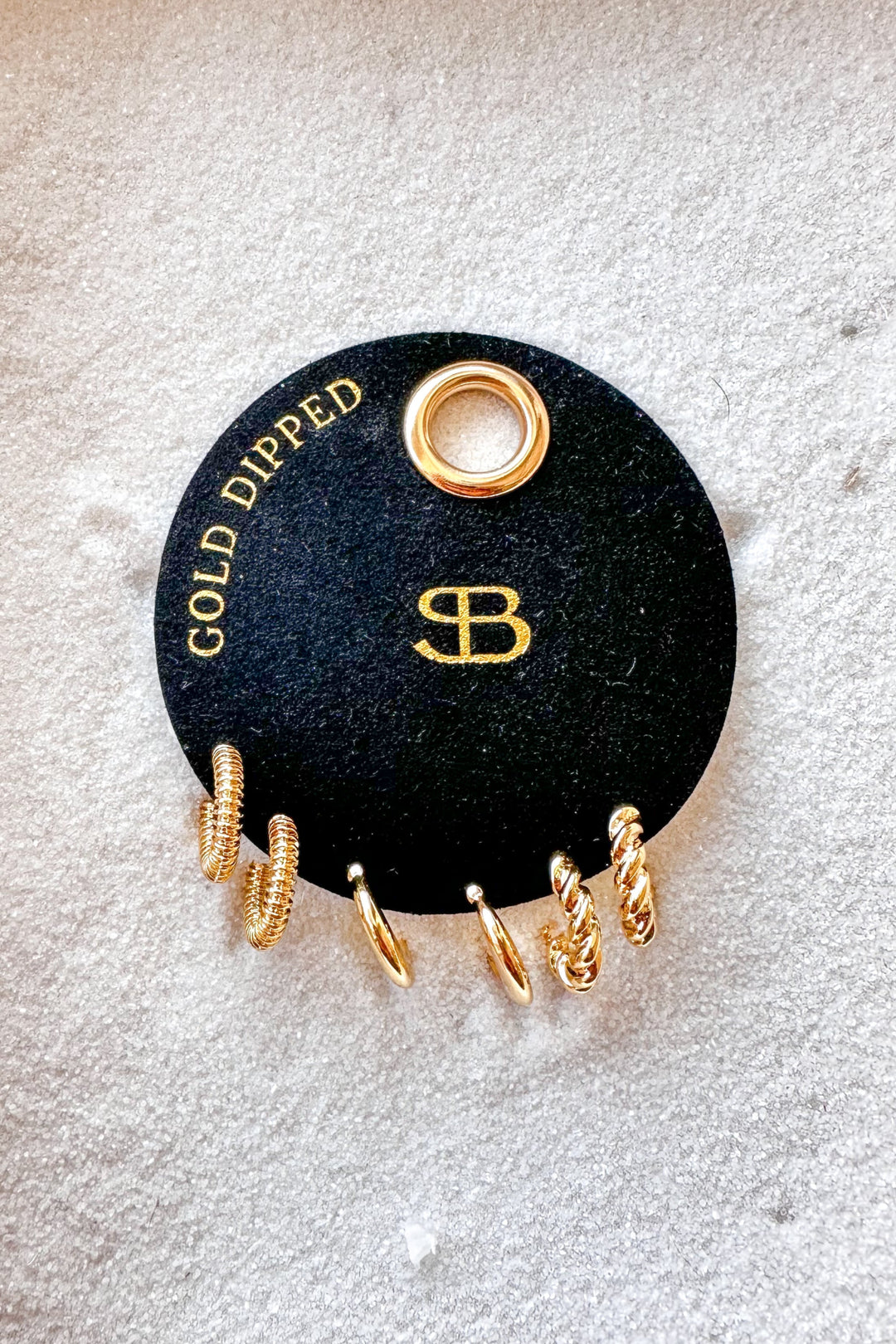 Coil Hoop Set, Earrings, Accessories, Jewelry, Adeline Boutique, Dallas Boutique, Hoops