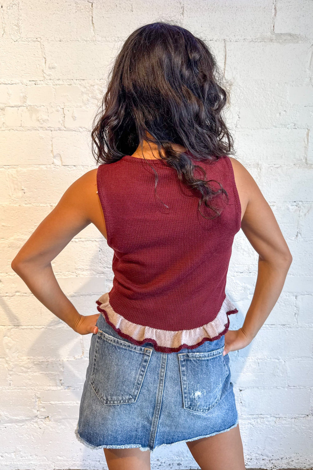 Contrast Yarn Detail Sweater Top, Tops, Adeline Boutique, Fall Styles, Dallas Boutique, Boutiques, Knit Top