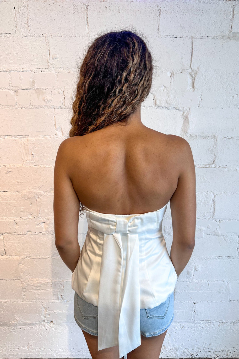 Cotton Dream Top, Tube Top, Tops Adeline Boutique, Dallas Boutique, Satin Tops, Boutiques