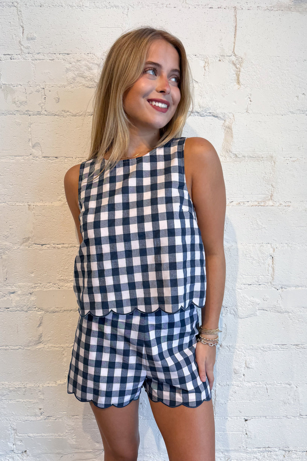 Country Lane Shorts Navy, adeline boutique, dallas boutique, boutique