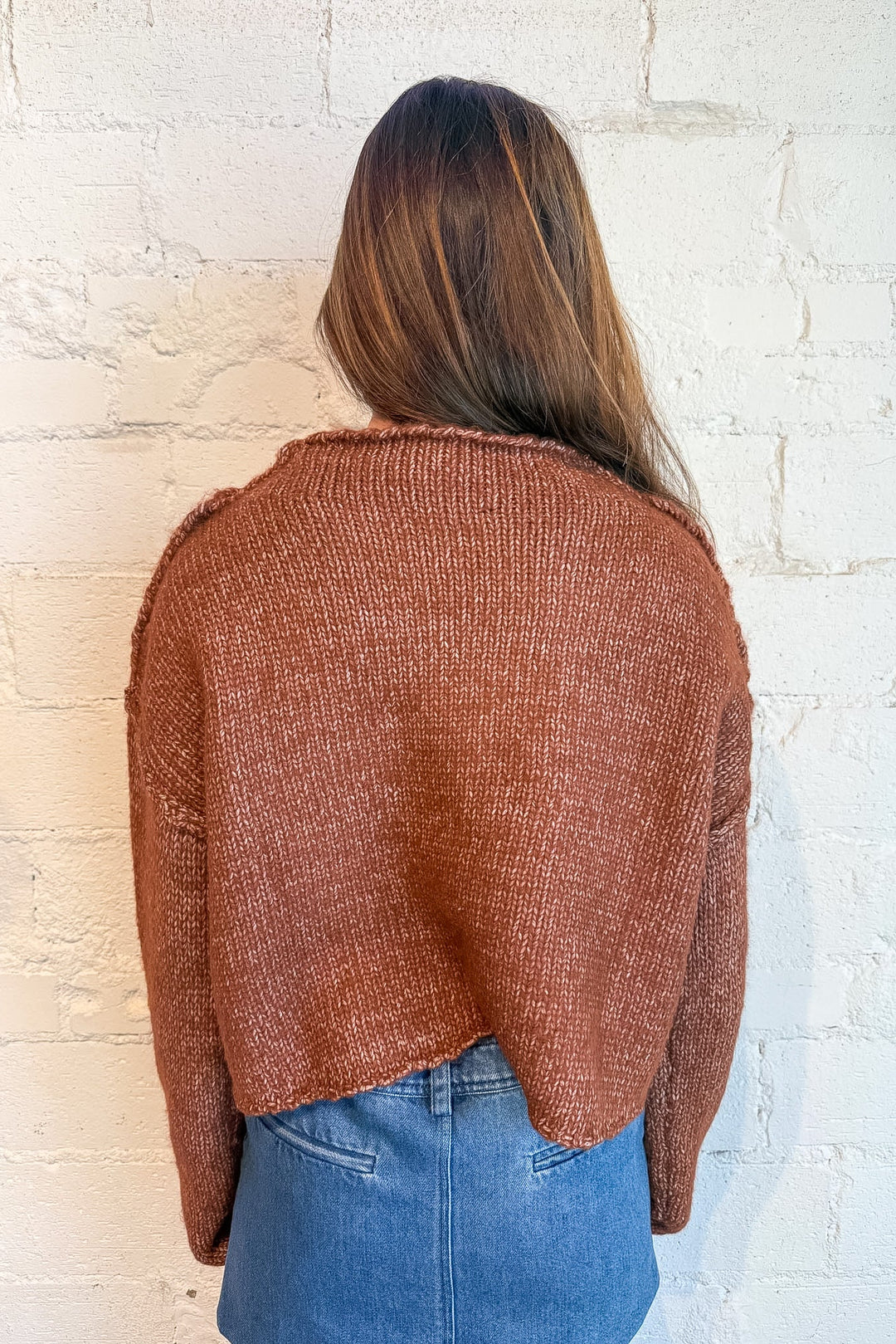 Cozy Crush Sweater, Brown Sweater, Fall Sweater