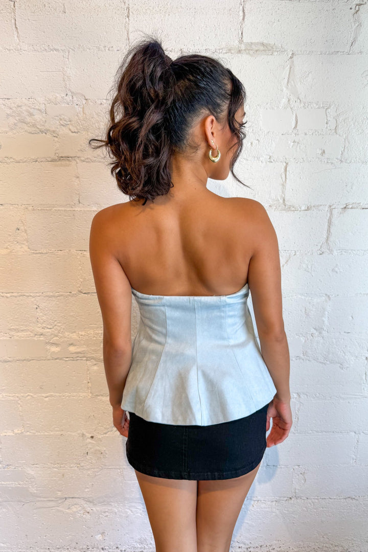 Cozy Suede Tube Top, Tops, Tube Tops, Fall Tops, Suede Top, Game Day Outfits, Adeline Boutique, Dallas Boutique, Boutique Clothing 