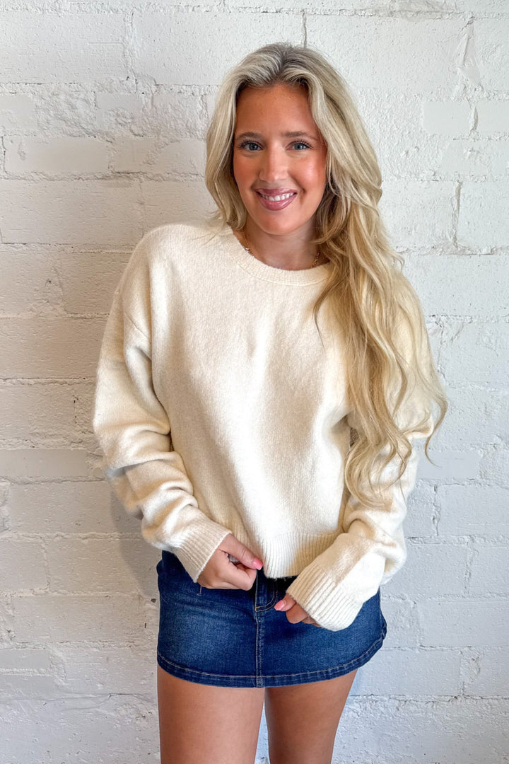 Back To Bow Top, Bow Top, Sweaters, Knit Sweater, Adeline Boutique, Dallas Boutique