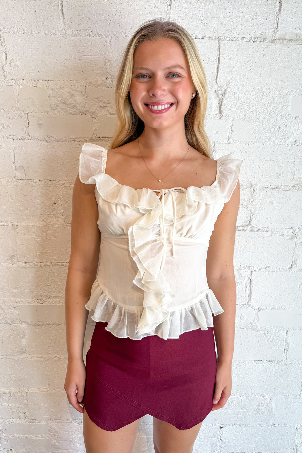 Playful Edge Skort, Adeline Boutique, trendy skort, summer fashion, casual wear, versatile skort, stylish skort, wardrobe essential, Game Day Skort, Skirt, Mini Skirt