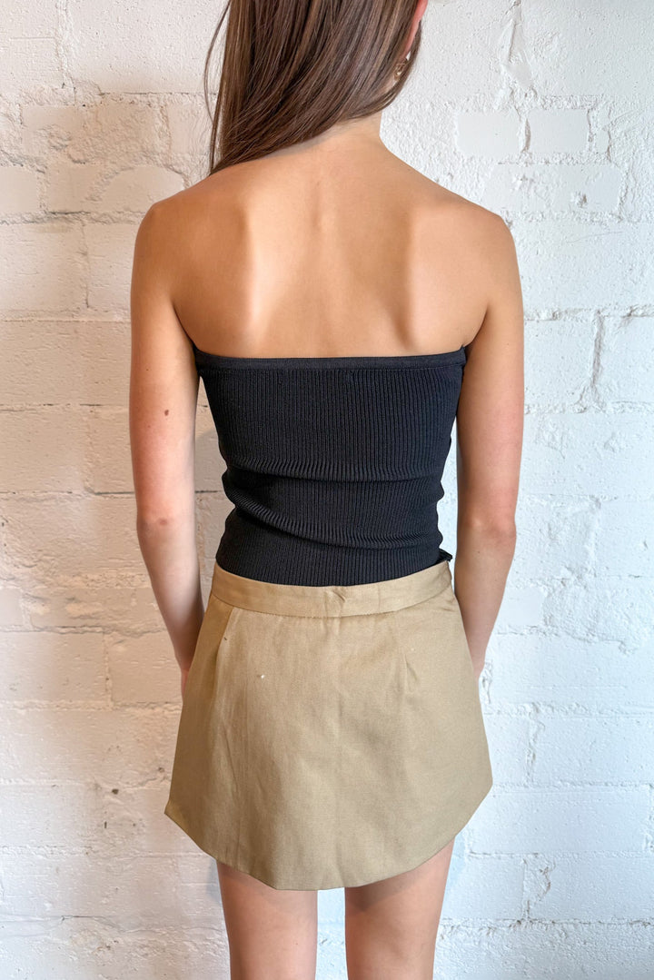Cute In Khaki Mini Skort, Khaki Skirt, Mini Skirt, Skirt, Bottoms, Adeline Boutique, Dallas Boutique, Fall Styles