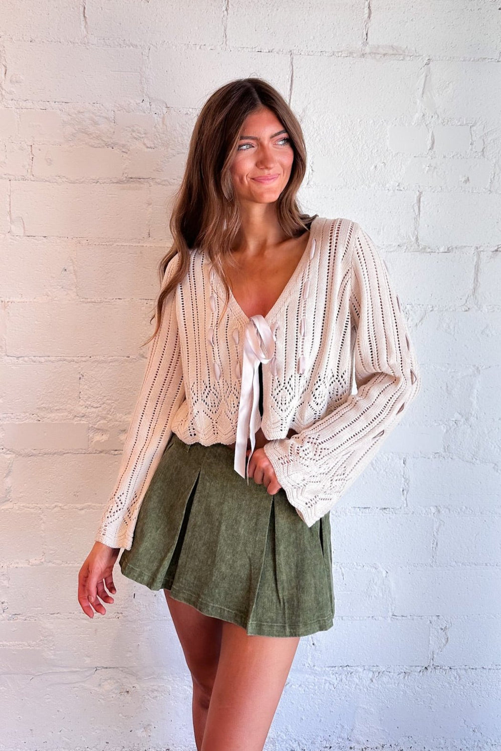 Colette Tie Cardigan, Sweaters, Storia, Adeline, dallas boutique, dallas texas, texas boutique, women's boutique dallas, adeline boutique, dallas boutique, trendy boutique, affordable boutique