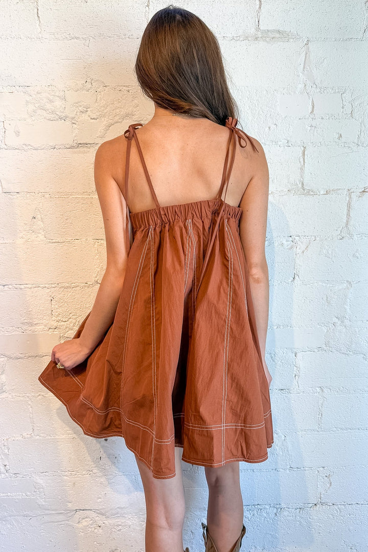 burnt orange game day dress, burnt orange dress, game day dress, texas dress, orange dress 