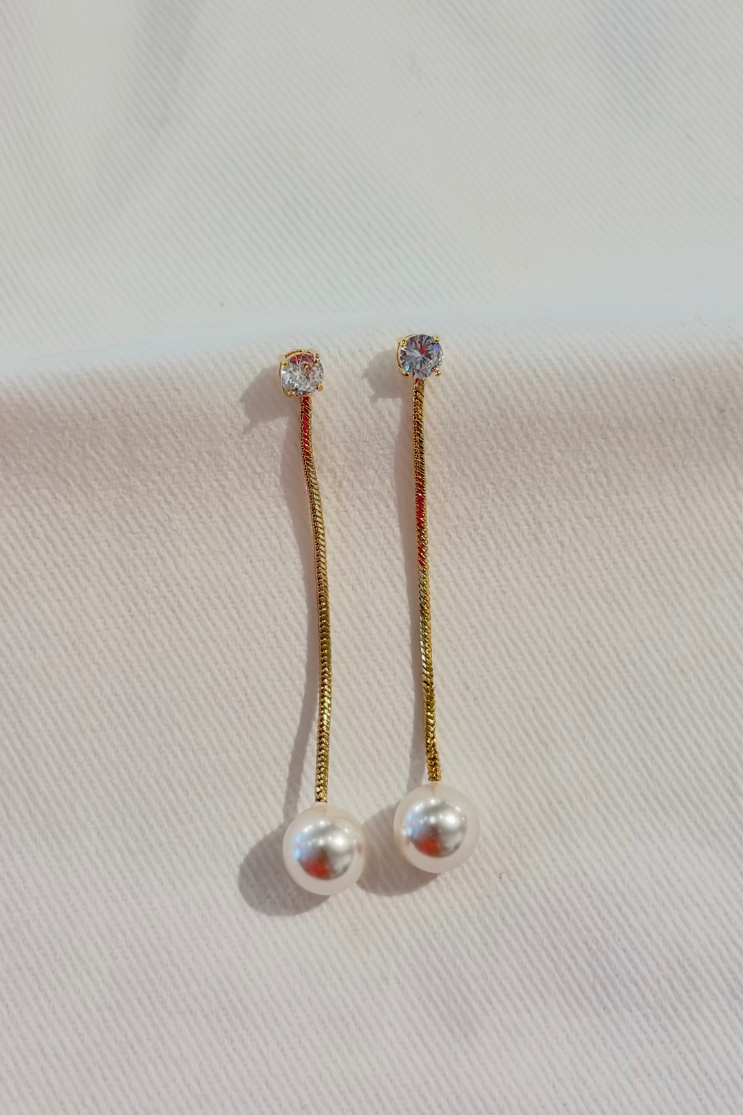 Dangling Pearl Earrings, adeline boutique, dallas boutique, boutique