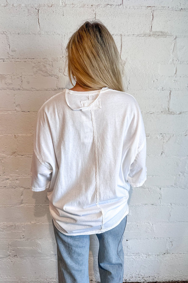 Devon Tee, Basic Tee, TShirt, Oversized Tee, Adeline Boutique, Dallas Boutique, Boutiques 