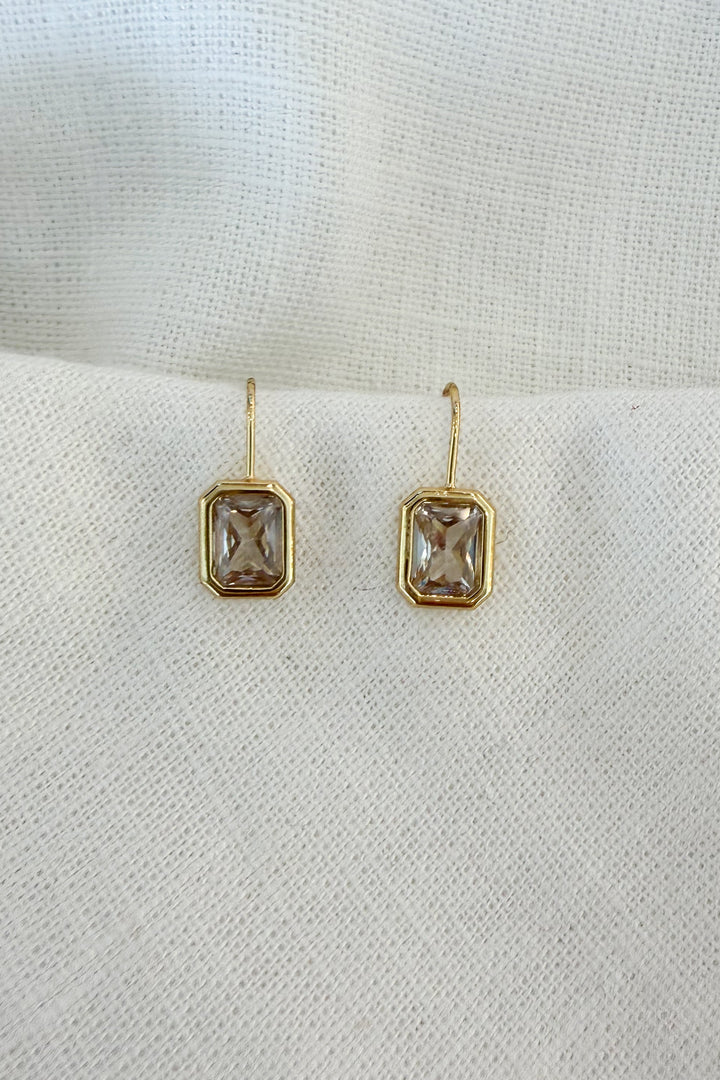 Diamond Pendant Earring, adeline boutique, dallas boutique, boutique