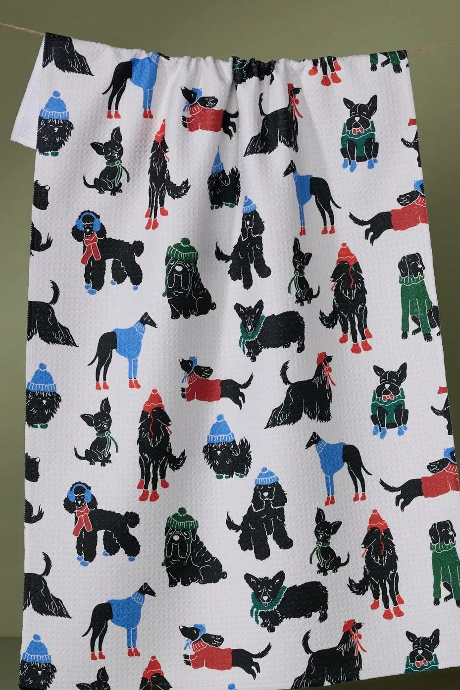 Holiday Geometry Tea Towels, Towels,Accessories, Adeline Boutique, Dallas Boutique