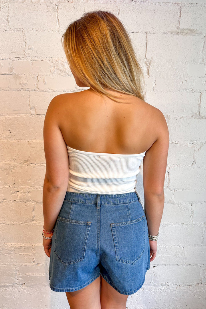 Edgewalk Denim Skort, Denim Set, Matching Set, Rodeo Outfit, Country Concert Outfit, Adeline Boutique, Dallas Boutique