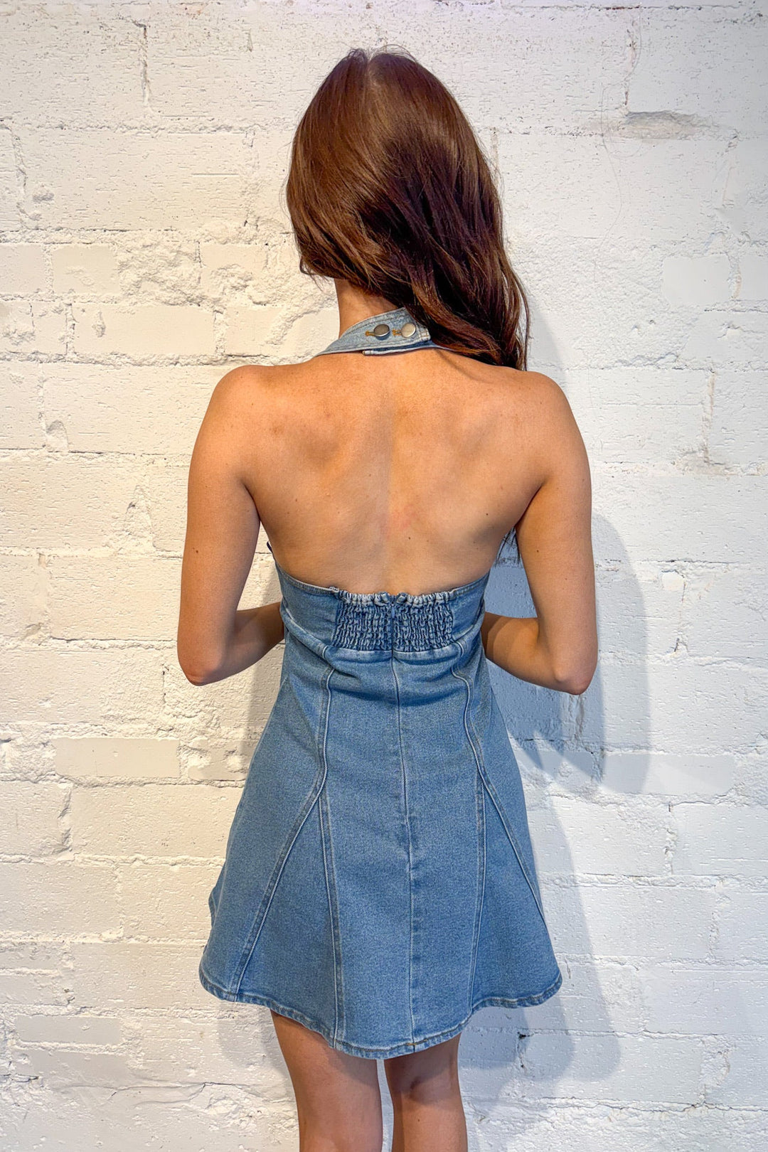 Eliza Denim Mini Dress Eliza Denim Mini Dress