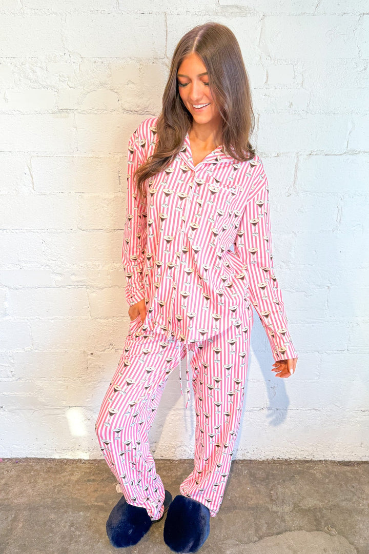 Espresso Martini PJ Bottoms, Espresso PJs, Pajamas, Loungewear, Pajama Bottoms, Adeline Boutique, Dallas Boutique