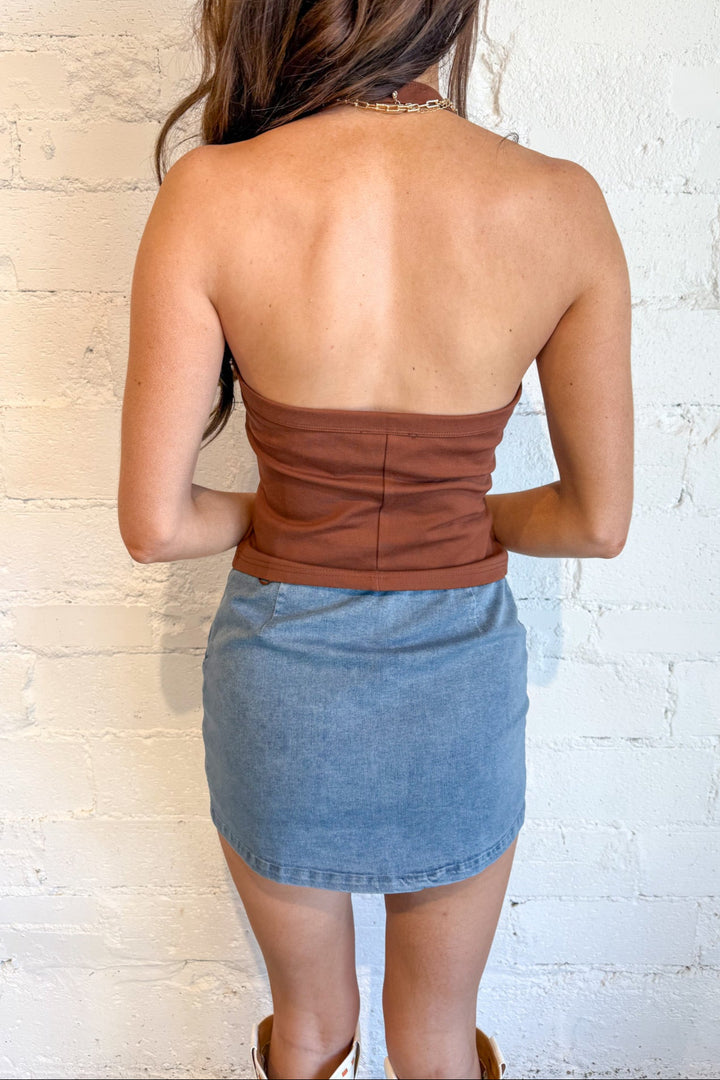 Everyday A-Line Denim Skirt, Denim Mini Skirt, Mini Skirt, Denim, Adeline Boutique, Bottoms, Dallas Boutique, Game Day Styles, Fall Outfits