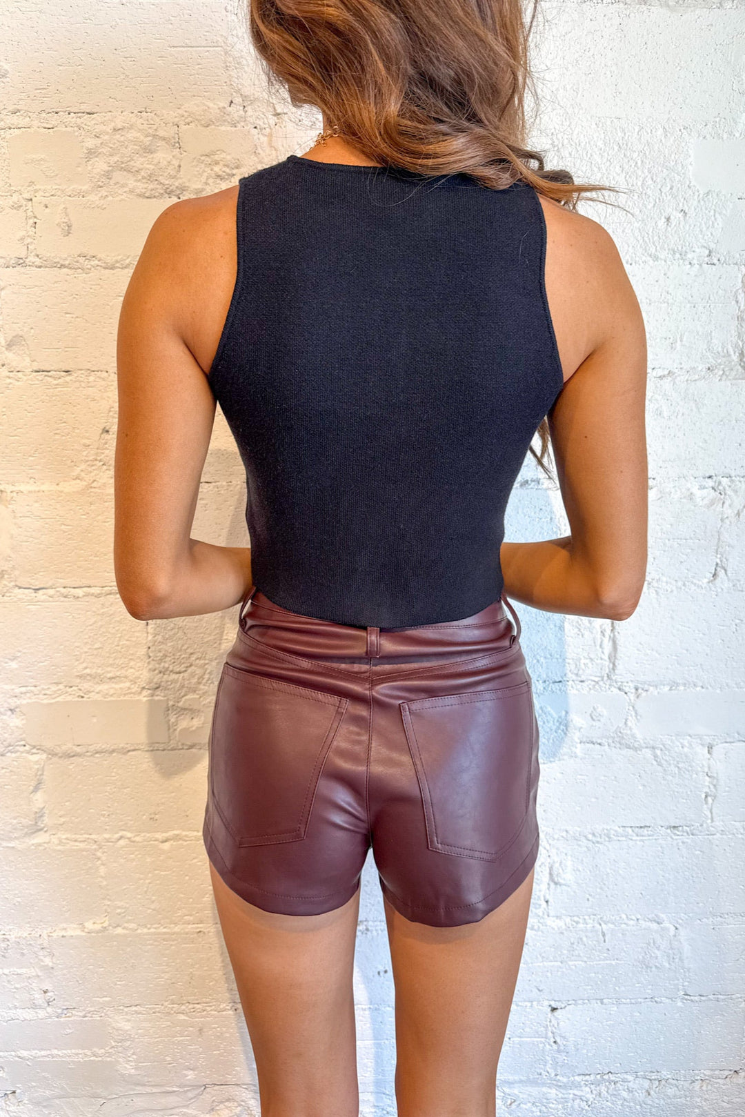 Fall Ready Short, Leather Shorts, Shorts, Adeline Boutique, Bottoms, Dallas Boutique, Fall Leather Shorts, Fall Styles