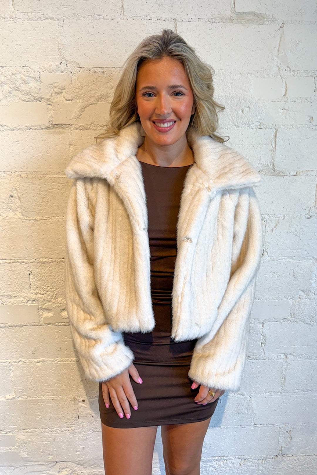 Fergie Faux Fur Coat, Fur Coat, Jacket, Outerwear, Adeline Boutique, Winter Styles, Dallas Boutique, Boutique Clothing, Women's Boutique