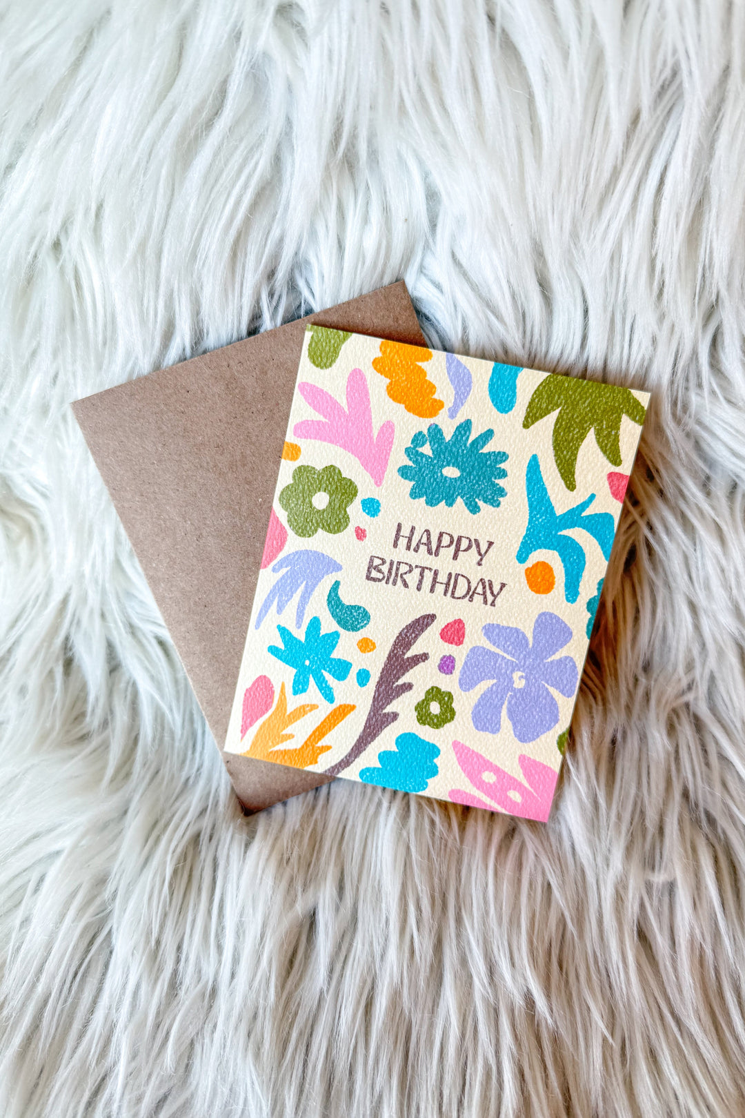 Floral Happy Birthday Card, Greeting Cards, Adeline Boutique, Dallas Boutique, Accessories, Gift Ideas