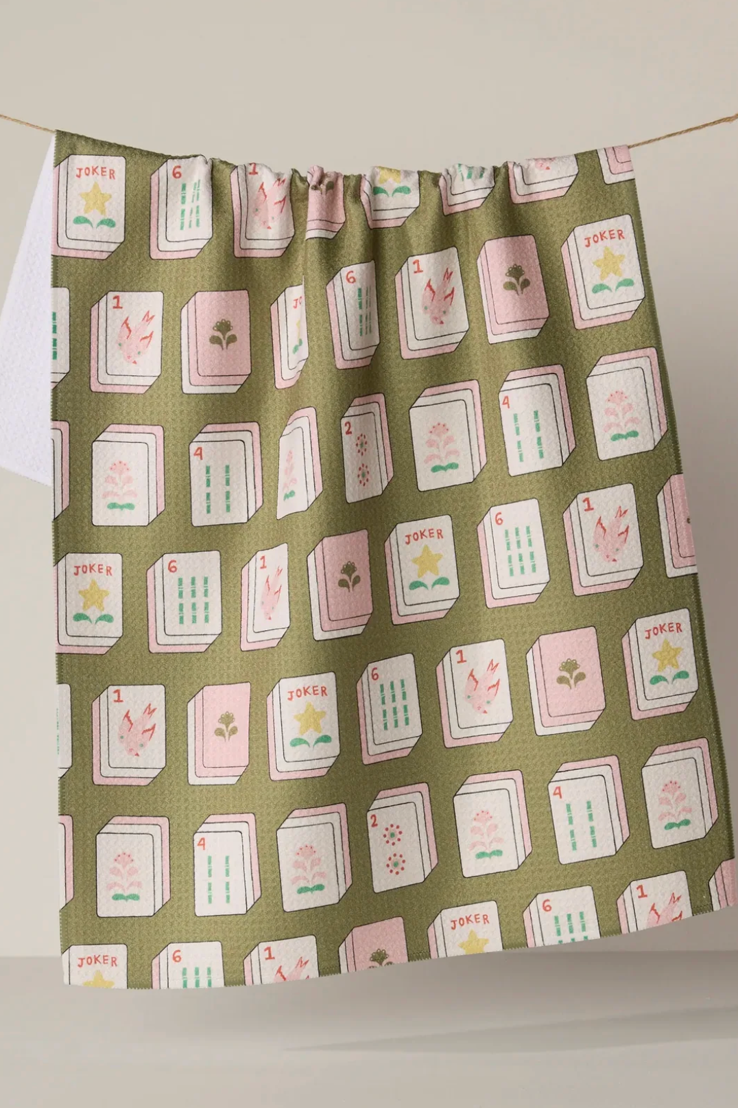 Flower Tiles Tea Towel, adeline boutique, dallas boutique, boutique