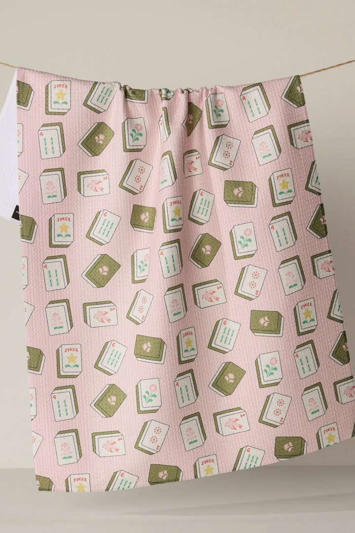Flower Tiles Tea Towel, adeline boutique, dallas boutique, boutique