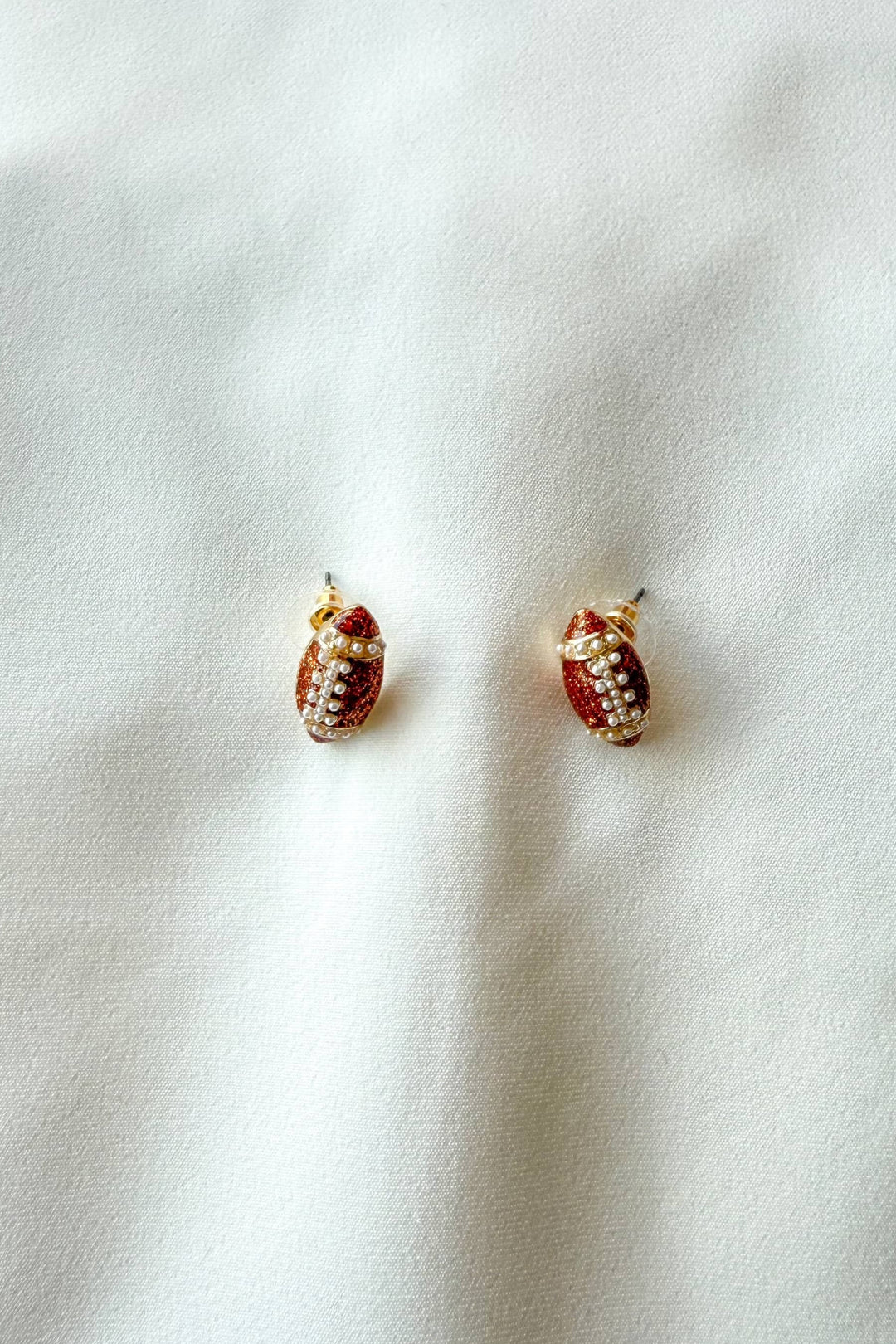Football Earring, Earrings, Jewelry, Adeline Boutique, Dallas Boutique, Game Day Jewelry