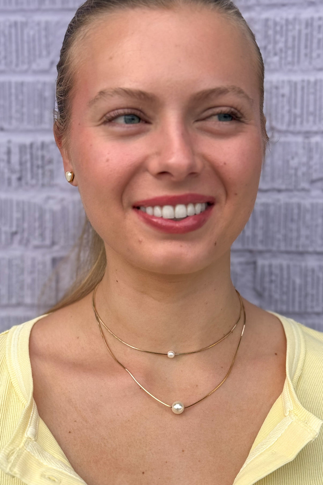 For The Pearl Girls Necklace, Necklace, Pearl Necklace, Jewelry, Accessories, Adeline Boutique, Dallas Boutique