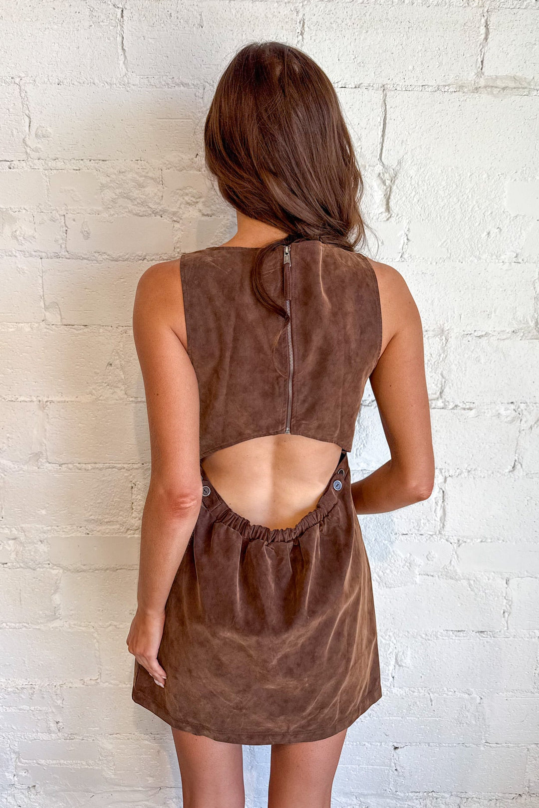 Free People Atlas Suede Mini Dress Free People Atlas Suede Mini Dress