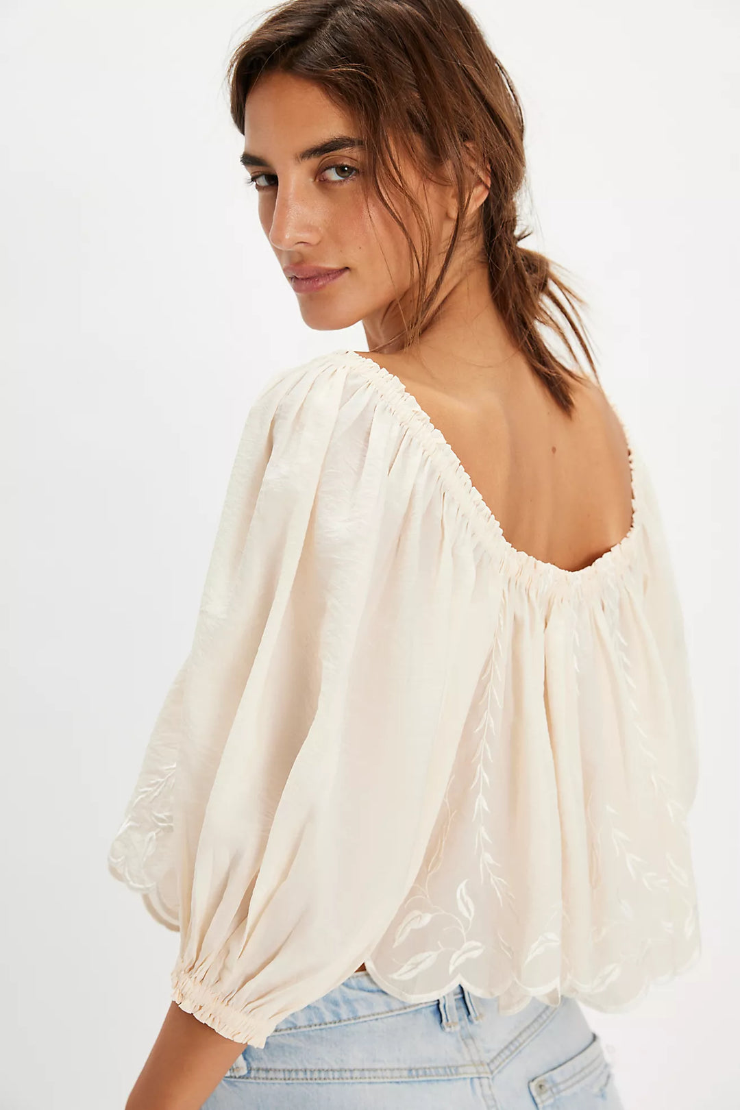 Free People Bali Daydream Melody Top, Free People, Tops, Off the Shoulder top, Adeline Boutique, Dallas Boutique, Women's Clothing Boutique
