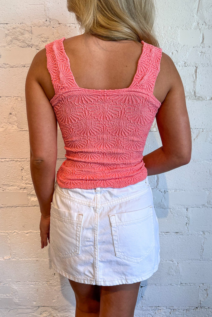 Free People Bright White Wynne Denim Skirt, Denim Skirt, Bottoms, Denim, Spring Styles, Spring and Summer Outfit, Vacation, Dallas Boutique, Adeline Boutique