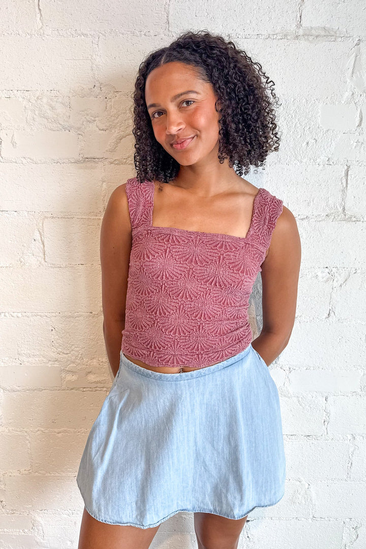 Free People Dreamy Mulberry Love Letter Cami, Tank Tops, Free People Tops, Basic Tanks, Spring and Summer Tops, Vacation Tops, Adeline Boutique, Dallas Boutique