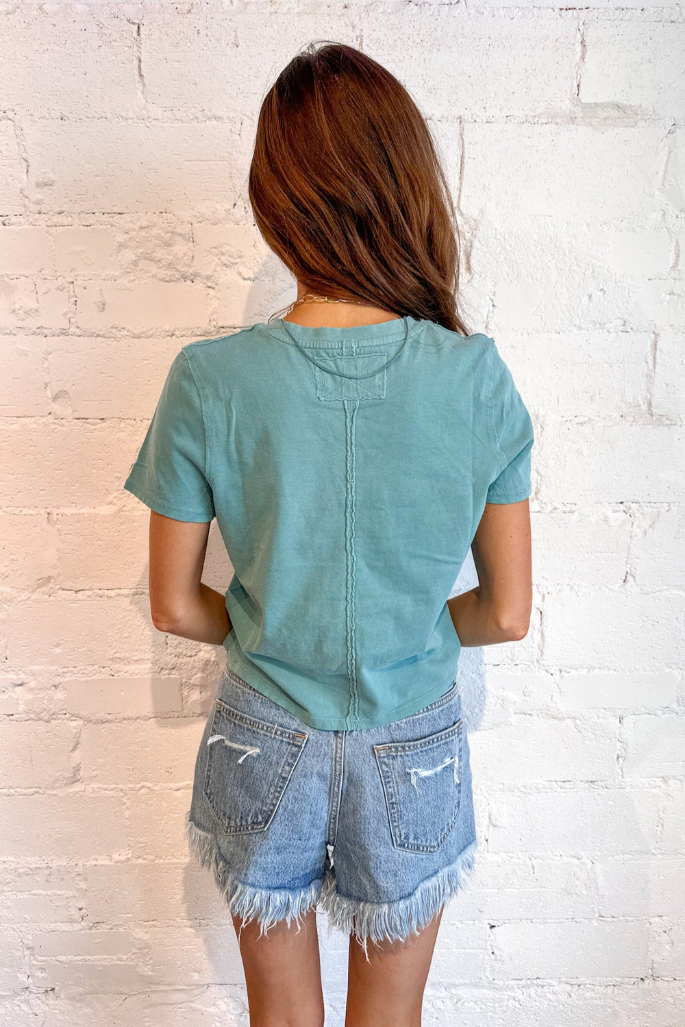 Free People Everyday Tee, Basic Tee, TShirt, Free People Shirt, Adeline Boutique, Dallas Boutique, Shirts