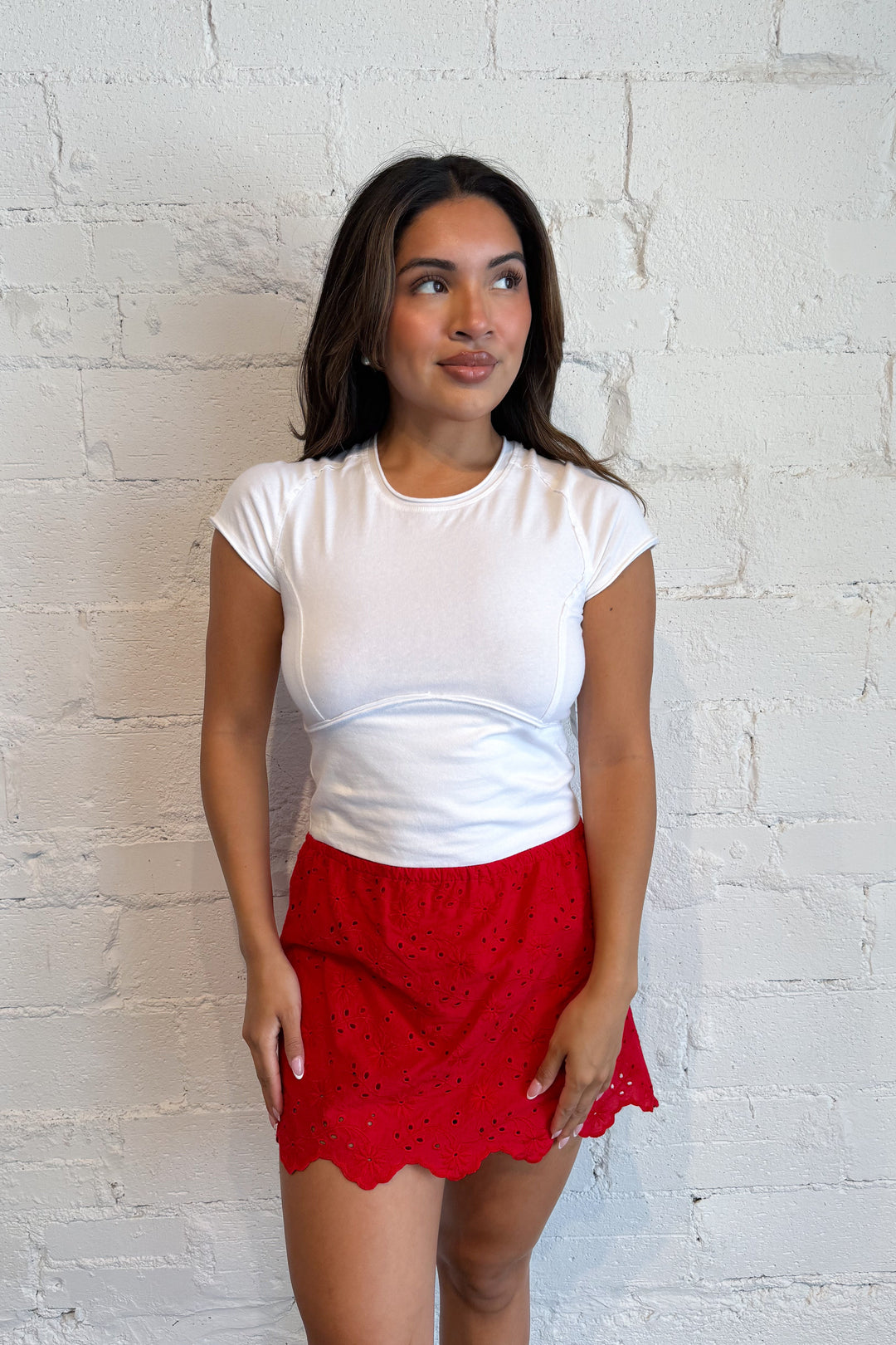 Free People Eyes On You Skort, adeline boutique, dallas boutique, boutique